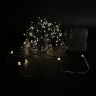 Новогодняя светодиодная гирлянда LUCA LIGHTING, теплый белый свет, на батарейках, 368 ламп, 2760 см 83791